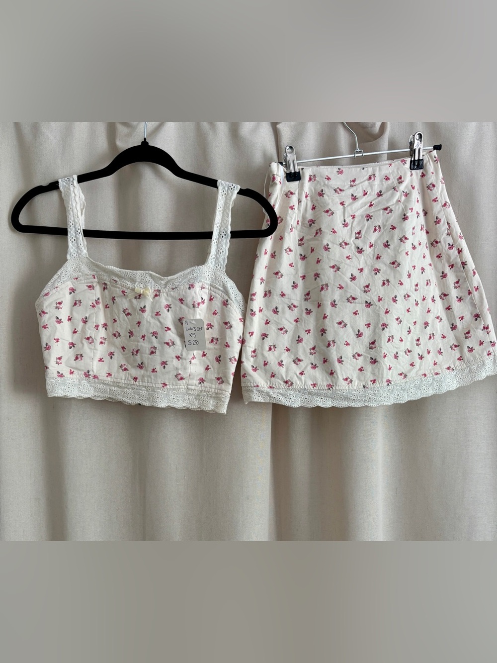 Lulu's Two-Piece Rosette Set | Size XS